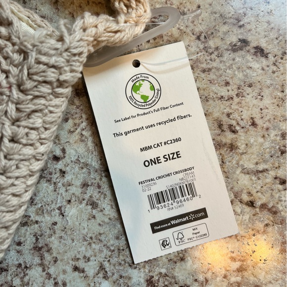 Woman’s Festival Crochet Granny Square Crossbody Bag - Picture 8 of 8